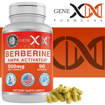 Genex Berberine HCl 500mg (90 Capsules)