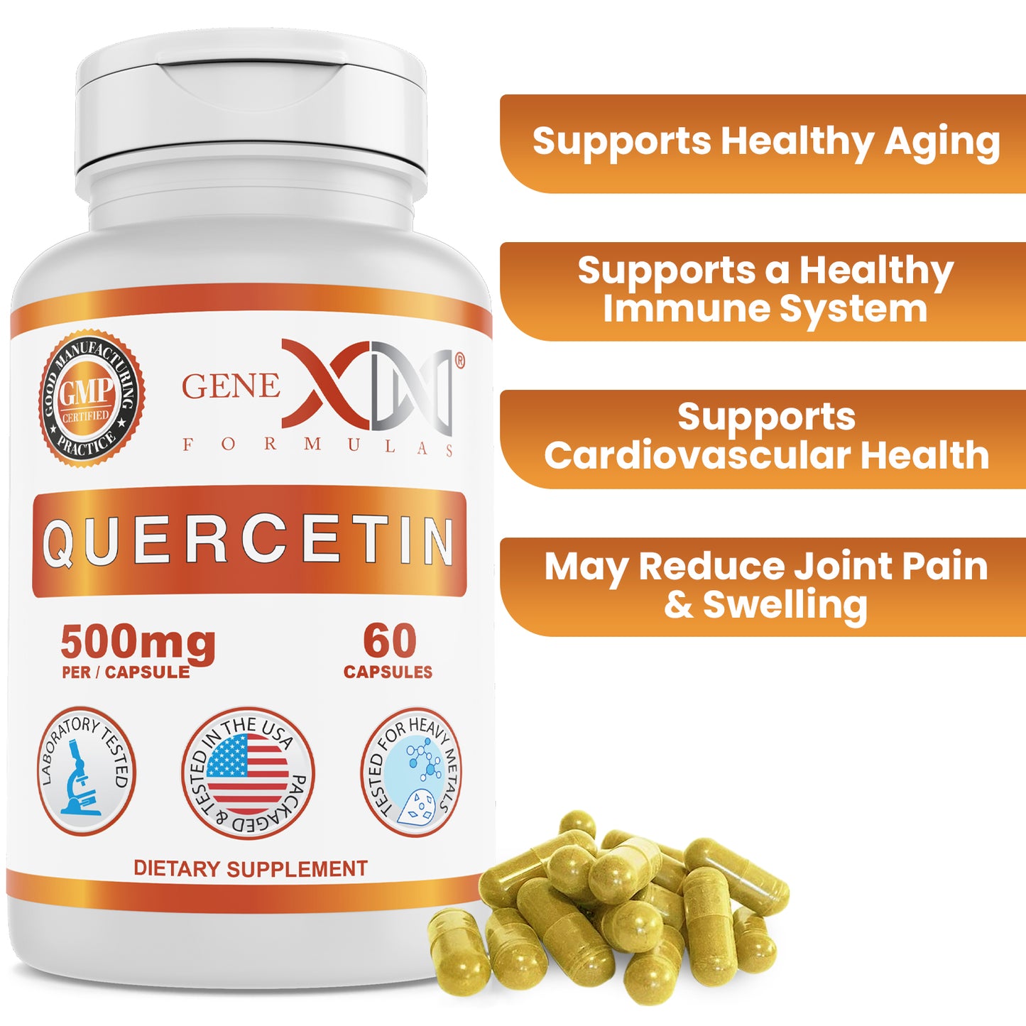 Genex Quercetin 500mg (60 capsules)