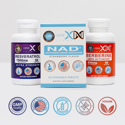 Berberine, Resveratrol & NAD+ Chewable Combo