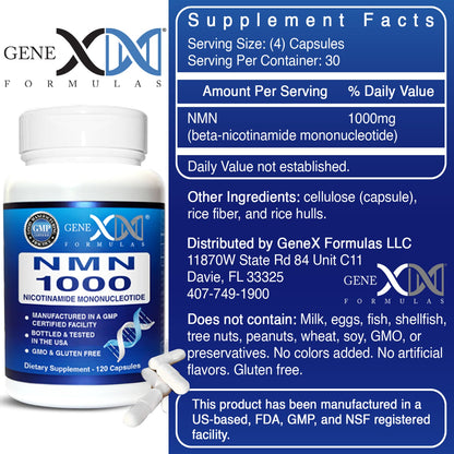 'N·M·N' 1000mg (120 Capsules)