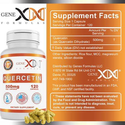 Genex Quercetin 500mg (120 capsules)