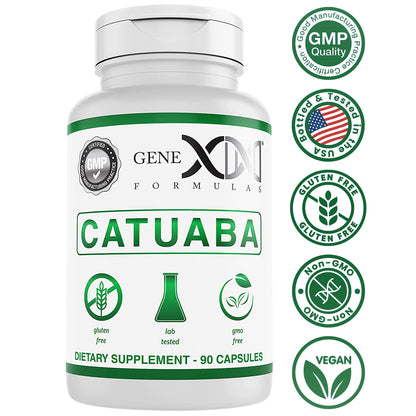 Genex Catuaba Bark 1500mg L-Leucine 120mg (90 Capsules)