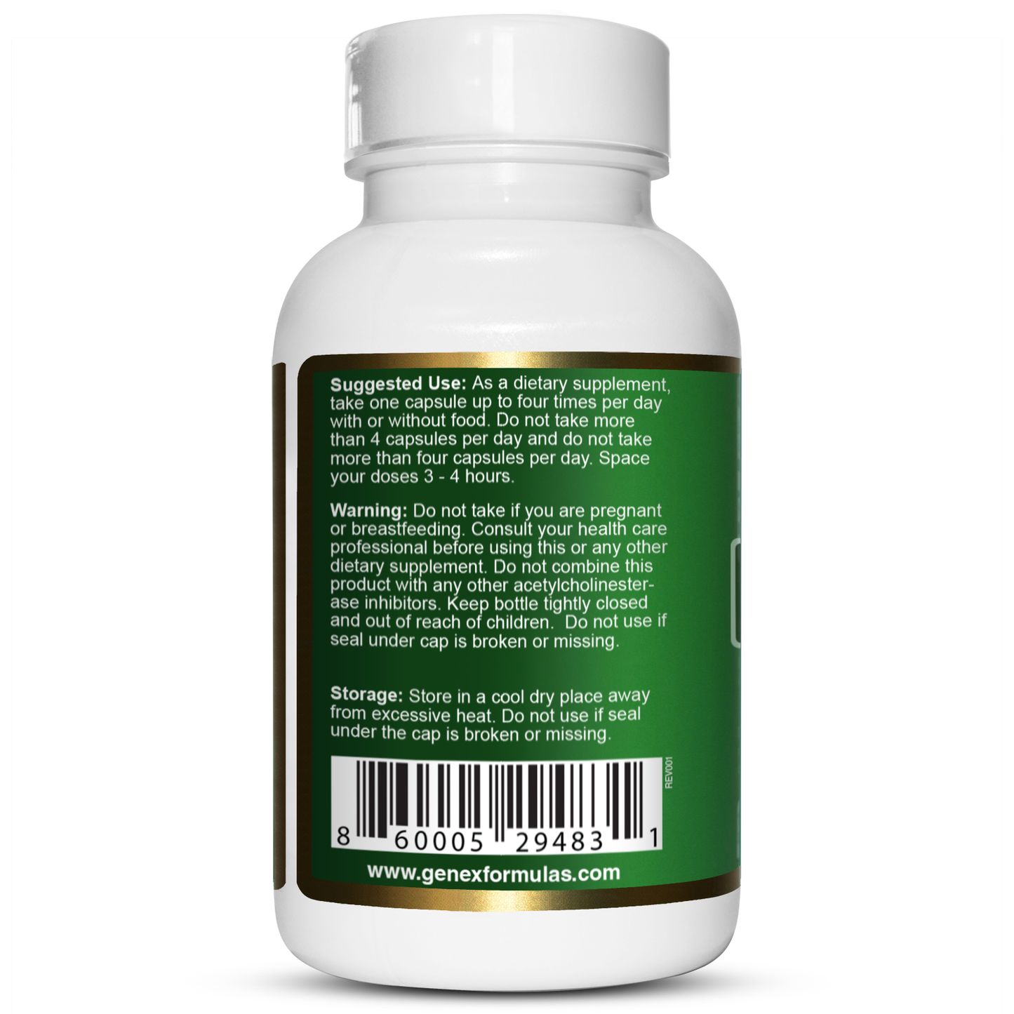 Genex Huperzine-A 200mcg (120 Capsules)