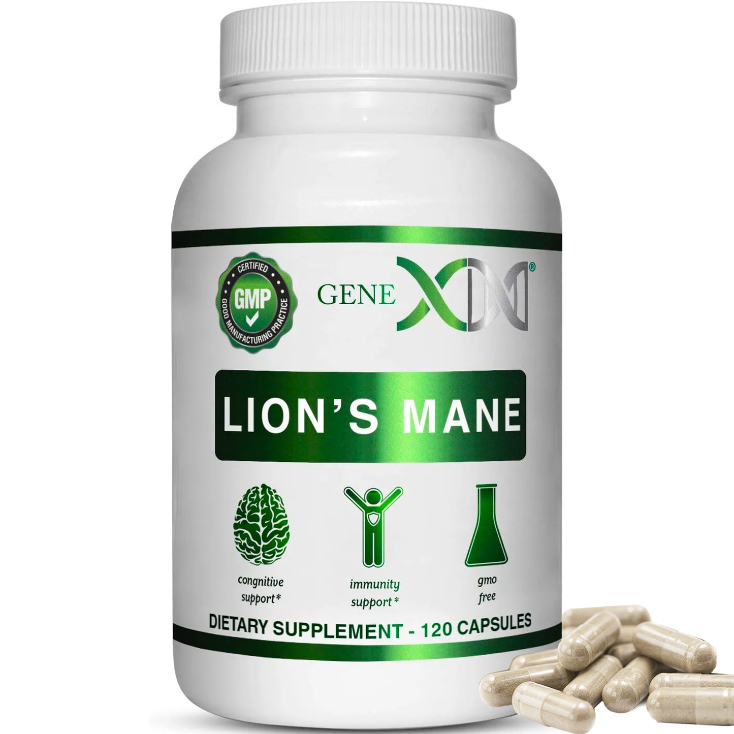 Genex Lion's Mane 1000mg (120 Capsules)